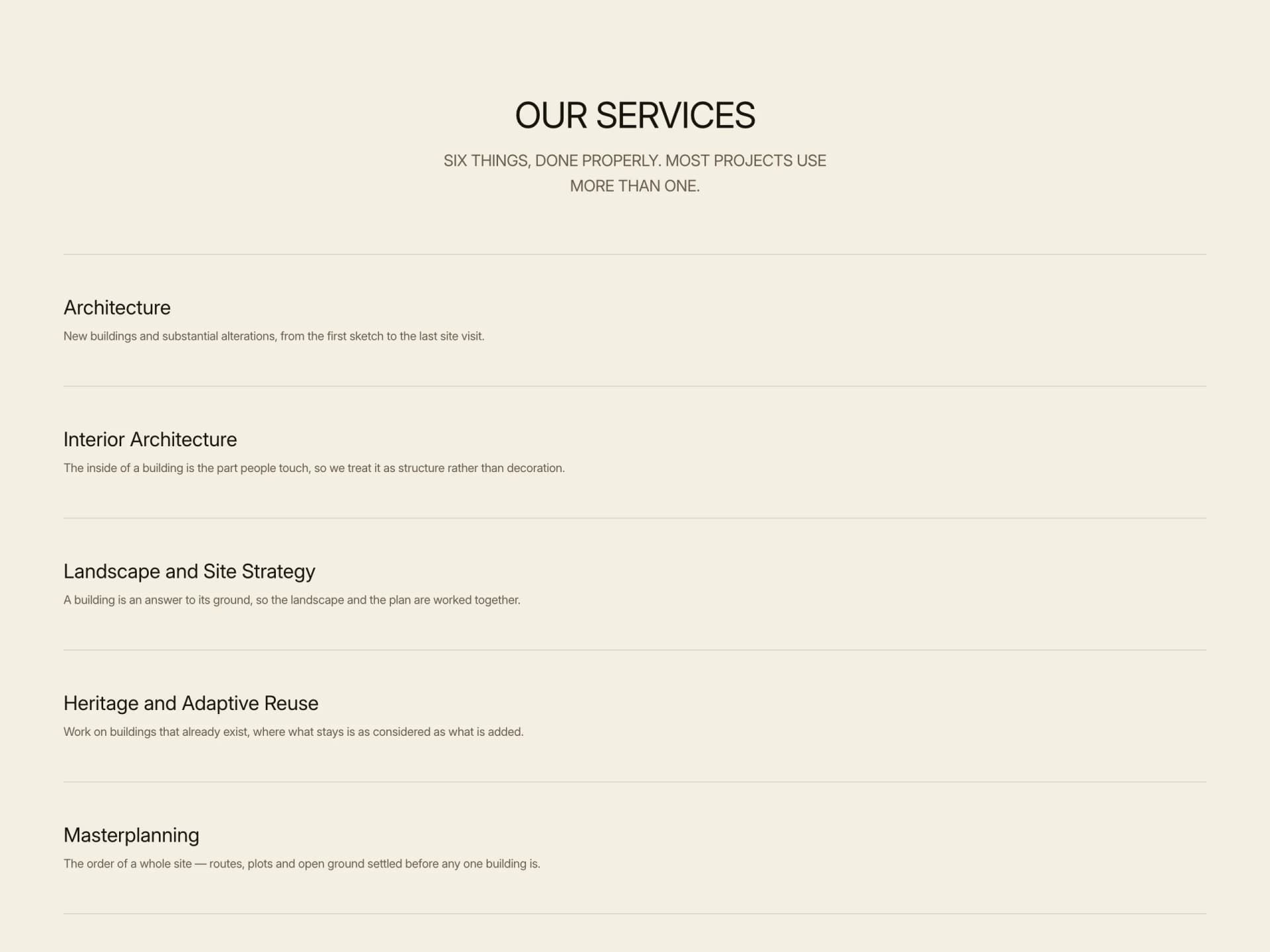 Ossarn: brand and website: screen 4