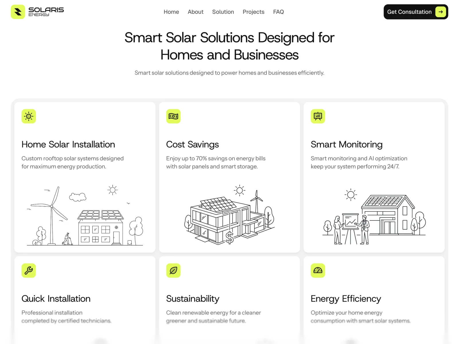 Solaris: home solar installer: screen 2